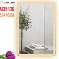 Gương Led Chữ Nhật Đứng 50x70cm GLS M35R36 Ánh Sáng Ngoài