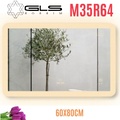 Gương Led Chữ Nhật Ngang 60x80cm GLS M35R64 Ánh Sáng Ngoài