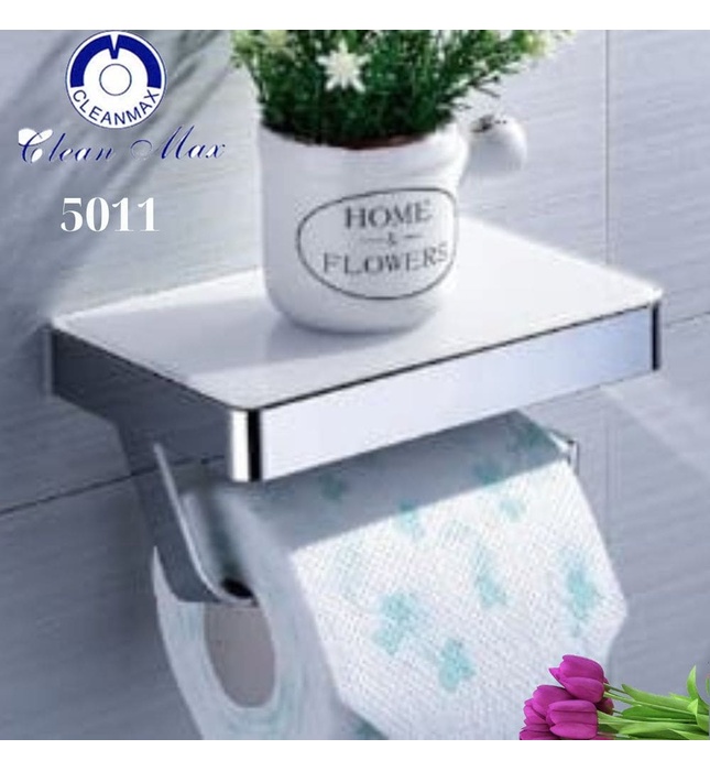 Lô treo giấy vệ sinh có giá đỡ điện thoại CleanMax 5011