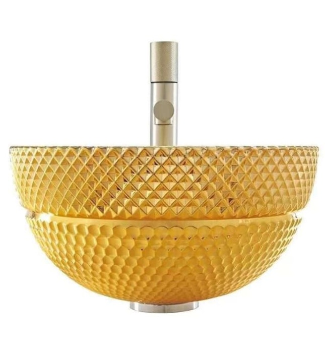 Chậu rửa mặt bằng thủy tinh CleanMax CPL-107