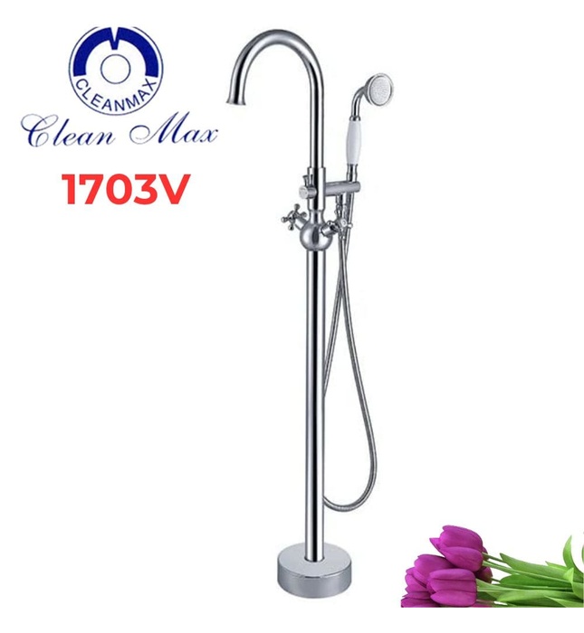 Sen Xả Bồn Tắm Đặt Sàn CleanMax SB 1703V