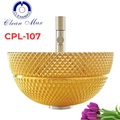 Chậu rửa mặt bằng thủy tinh CleanMax CPL-107