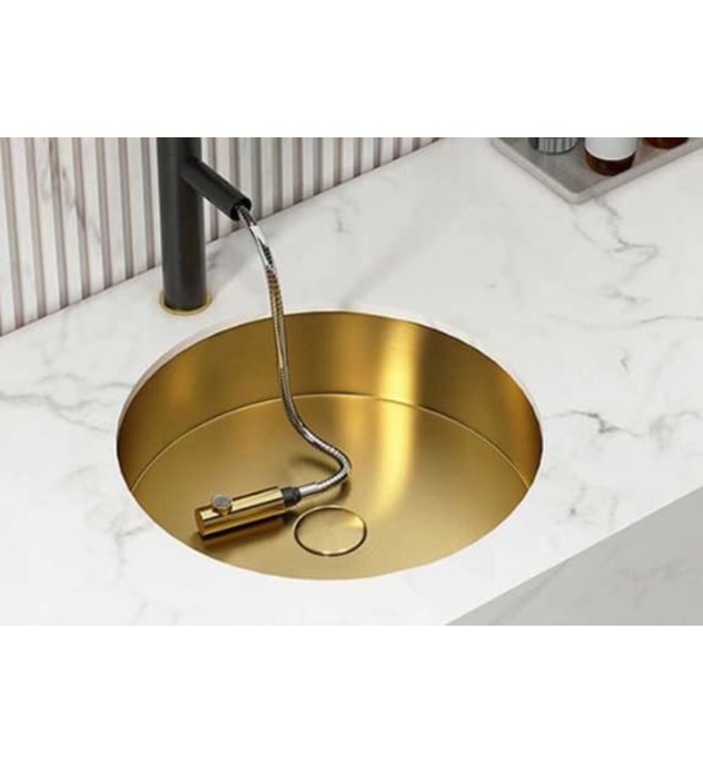 Chậu lavabo đồng cổ âm bàn đá CleanMax CA666