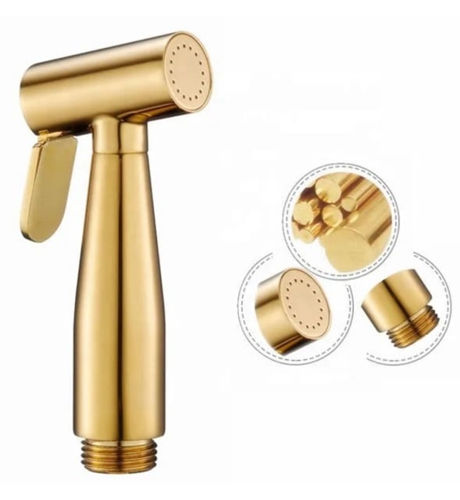 Vòi xịt vệ sinh mạ vàng CleanMax VX68