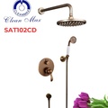 Sen Tắm Âm Tường Đồng Cổ CleanMax SAT102CD 