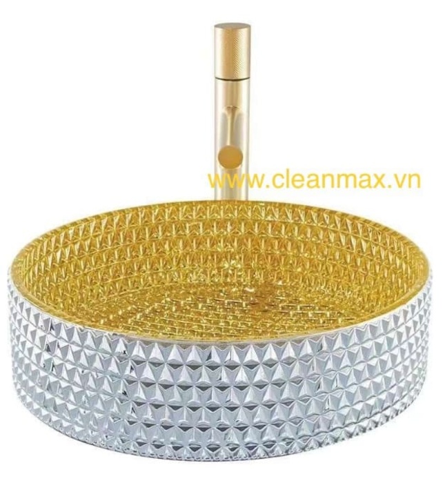 Chậu lavabo bằng pha lê CleanMax CPL-106
