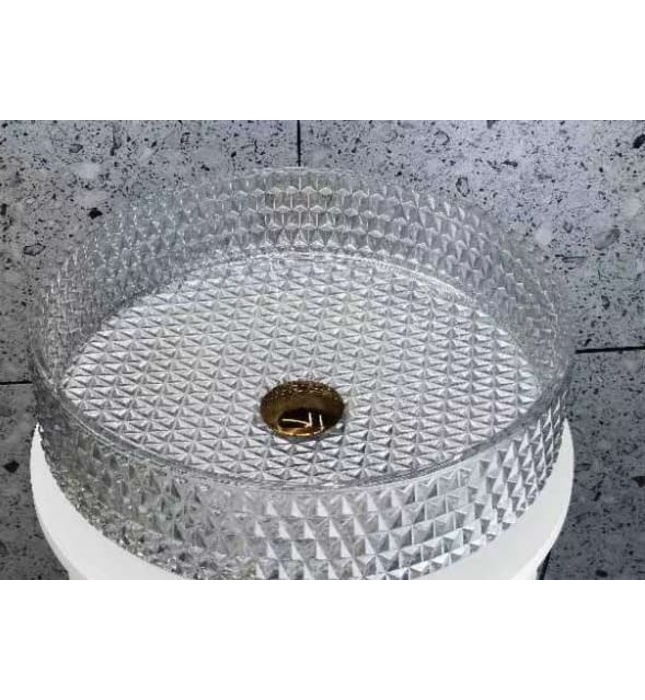 Chậu lavabo bằng pha lê CleanMax CPL1086