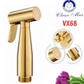 Vòi xịt vệ sinh mạ vàng CleanMax VX68