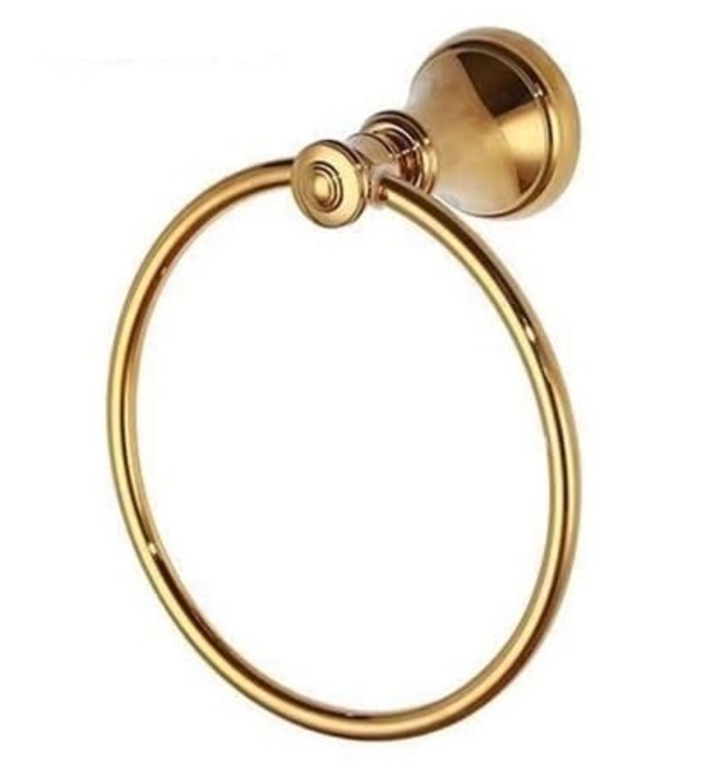 Vòng treo khăn mạ vàng CleanMax 23014V