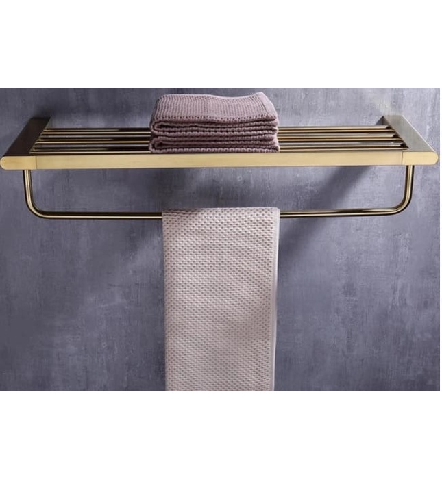 Giànvắt khăn mạ vàng CleanMax 64003V 