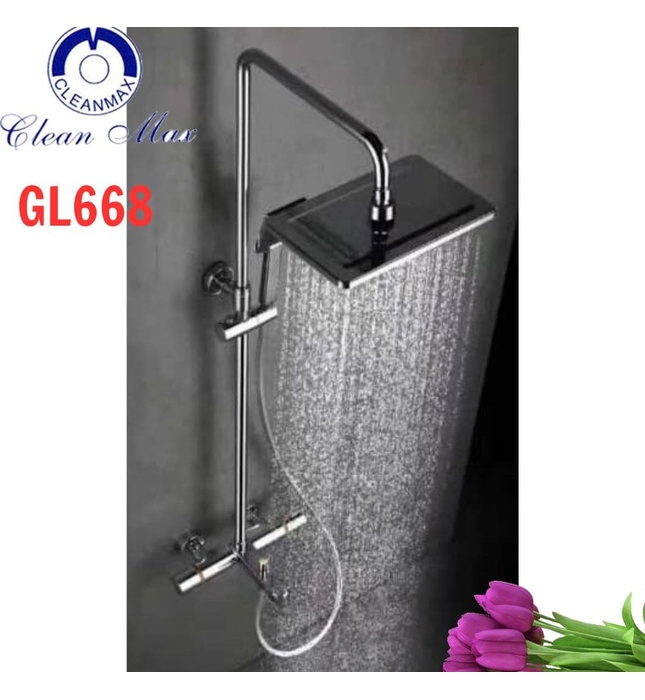 Sen tắm cây đứng tự điều chỉnh nhiệt độ CleanMax GL668 