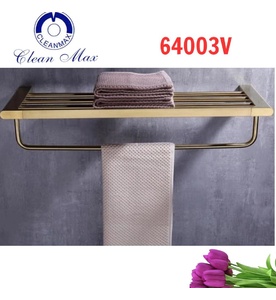 Giànvắt khăn mạ vàng CleanMax 64003V 