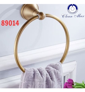 Vòng treo khăn mạ vàng CleanMax 89014 