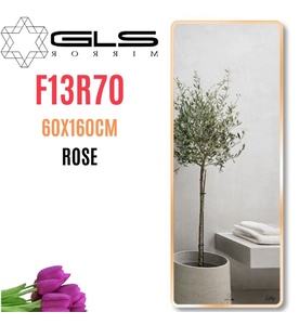 Gương Viền Nhôm Hồng Body Toàn Thân 60x160cm GLS F13R70
