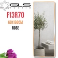 Gương Viền Nhôm Hồng Body Toàn Thân 60x160cm GLS F13R70