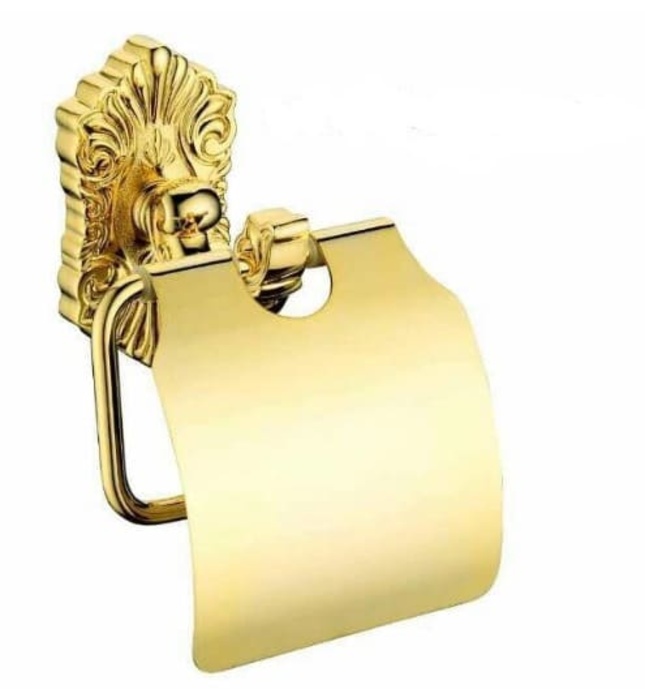 Móc treo giấy vệ sinh mạ vàng CleanMax 10013