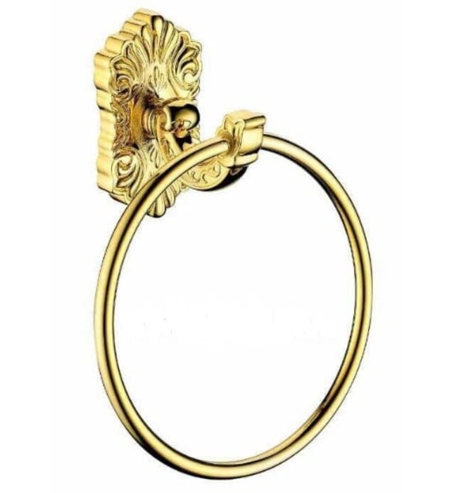 Vòng treo khăn mạ vàng CleanMax 10014