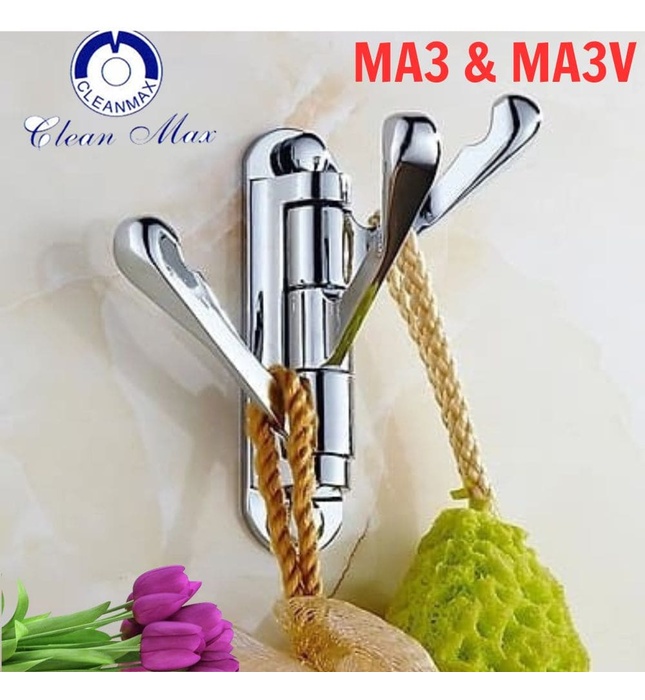 Móc treo áo 3 vấu CleanMax MA3 & MA3V