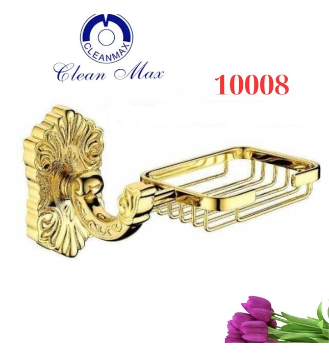Kệ Xà Bông Mạ Vàng CleanMax 10008