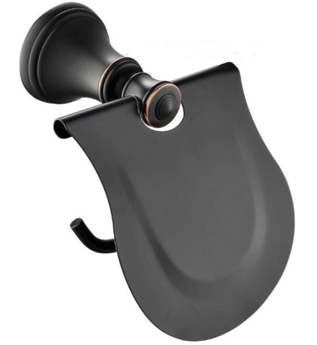 Móc treo giấy vệ sinh màu đen CleanMax 23013-1B