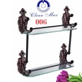 Kệ kính để đồ 2 tầng Cleanmax SPAIN 006