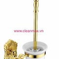 Chổi cọ nhà vệ sinh mạ vàng CleanMax 1007