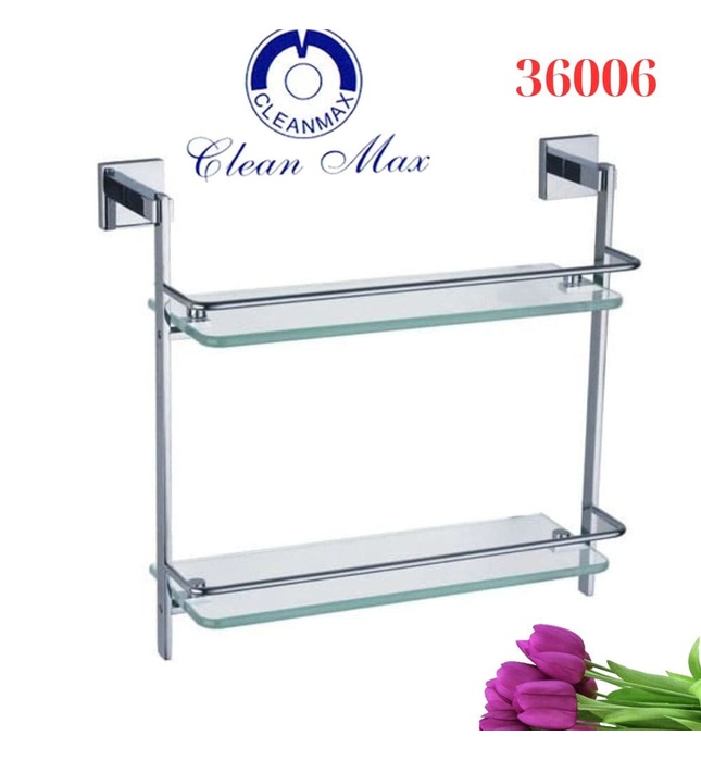 Kệ kính để đồ 2 tầng Cleanmax 36006
