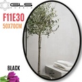 Gương Viền Nhôm Đen Elip 50x70cm GLS F11E30