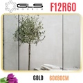 Gương Viền Nhôm Vàng Chữ Nhật Ngang 60x80cm GLS F12R60