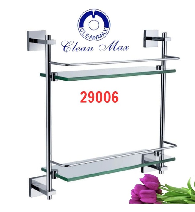 Kệ kính để đồ 2 tầng Cleanmax 29006