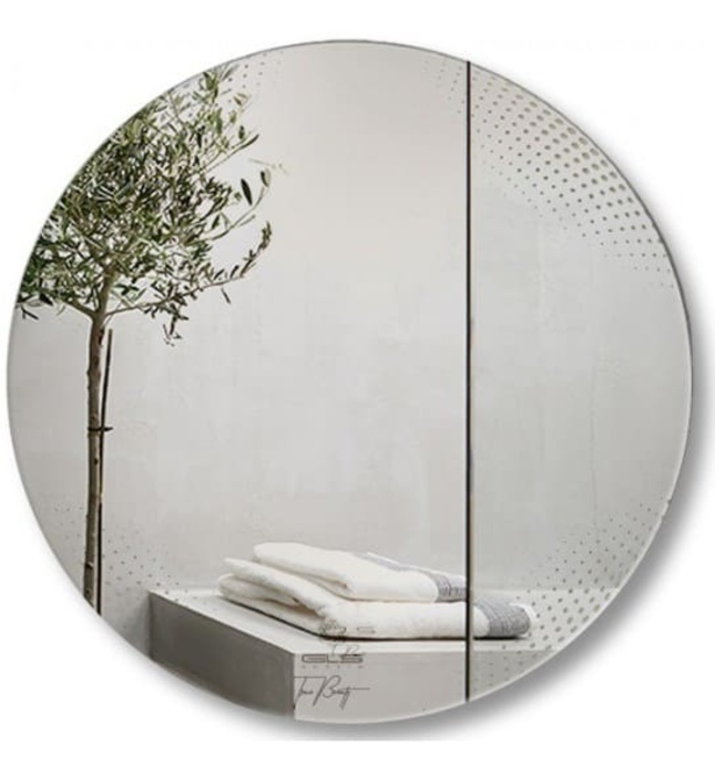 Gương Tròn Hoa Văn D60cm GLS S00C83