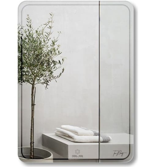 Gương GLS S00R32 Hoa Văn Chữ Nhật Đứng 50x70cm