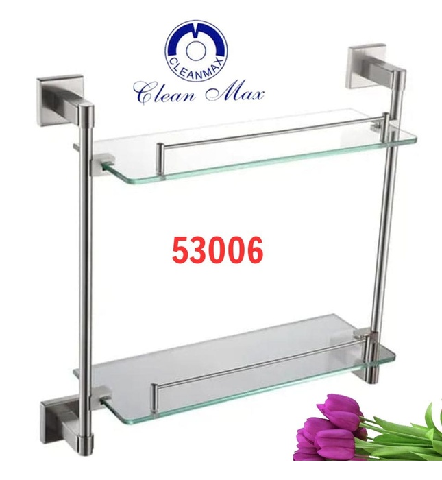 Kệ kính để đồ 2 tầng Cleanmax 16006 