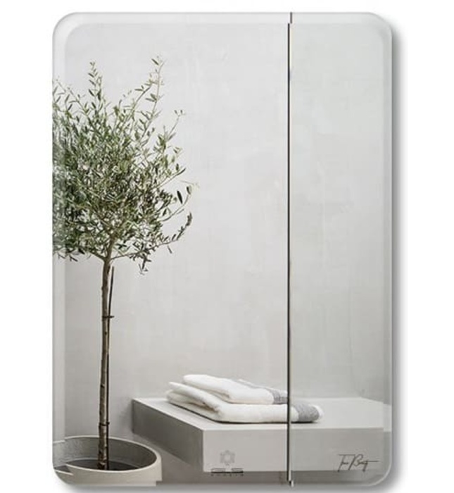 Gương GLS S00R11 Trơn Mài Vát Chữ Nhật Đứng 45x60cm