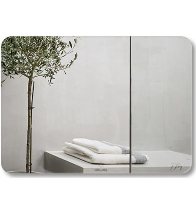 Gương GLS S00R40 Trơn Chữ Nhật Ngang 50x70cm