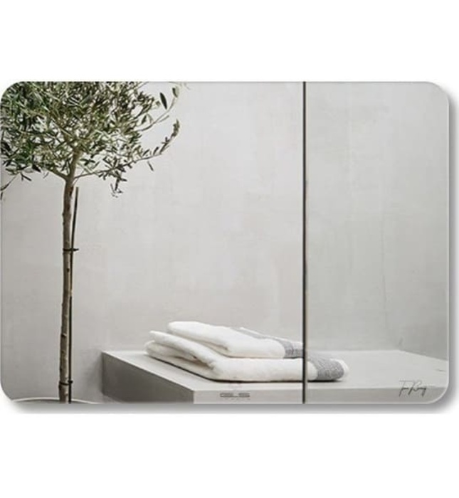 Gương GLS S00R61 Trơn Mài Vát Chữ Nhật Ngang 60x80cm