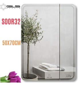 Gương GLS S00R32 Hoa Văn Chữ Nhật Đứng 50x70cm