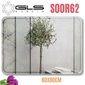 Gương GLS S00R62 Hoa Văn Chữ Nhật Ngang 60x80cm