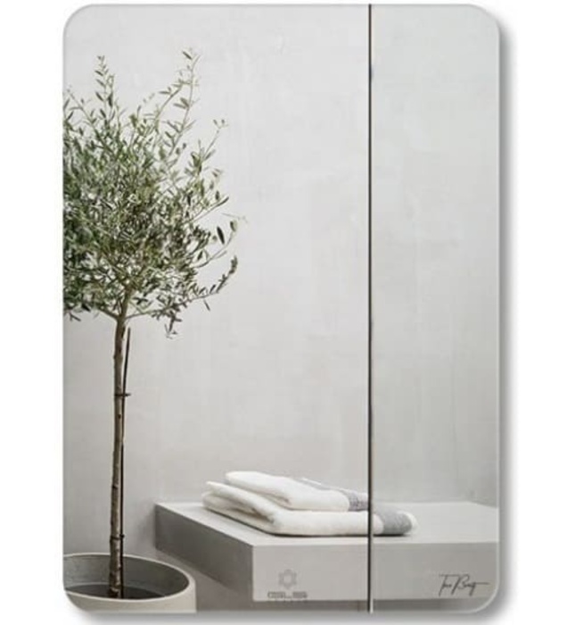 Gương GLS S00R10 Trơn Mài Vát Chữ Nhật Đứng 45x60cm