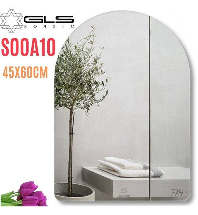 Gương GLS S00A10 Vòm Trơn 45x60cm