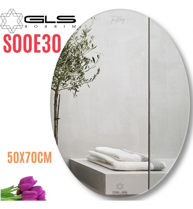 Gương GLS S00E30 Elip Trơn 50x70cm