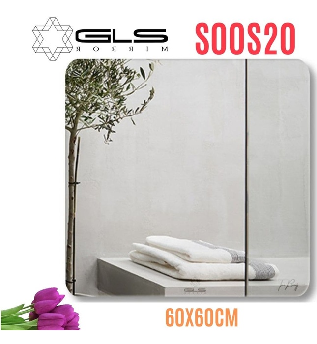 Gương GLS S00S20 Trơn Vuông 60x60cm