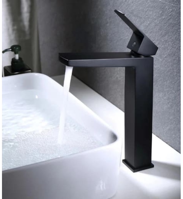 Vòi chậu rửa mặt màu đen CleanMax S65.VĐ