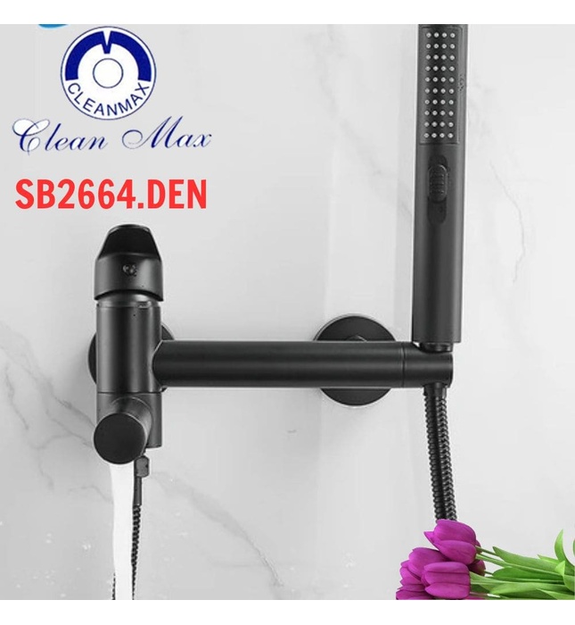Sen Xả Bồn Tắm Gắn Tường CleanMax SB2664.DEN