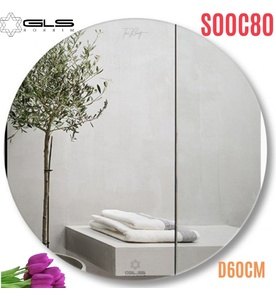 Gương GLS S00C80 Trơn Tròn D60cm