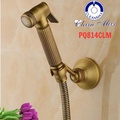 Vòi xịt vệ sinh kiểu cổ điển màu đồng thau CleanMax PQ814CLM 