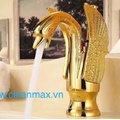 Vòi chậu thiên nga mạ vàng CleanMax VCC 01