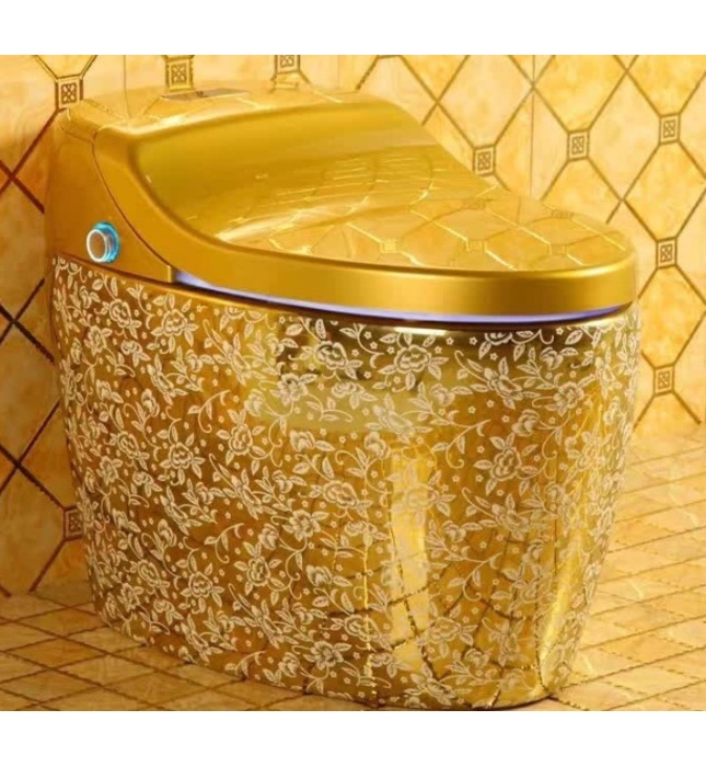 Bồn Cầu Thông Minh Mạ Vàng CleanMax CLM11002 