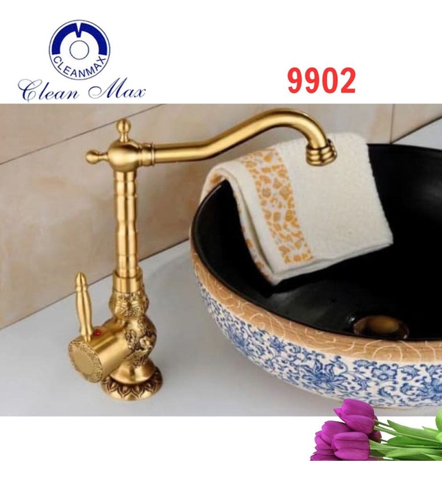 Vòi chậu rửa mặt tân cổ điển CleanMax 9902 