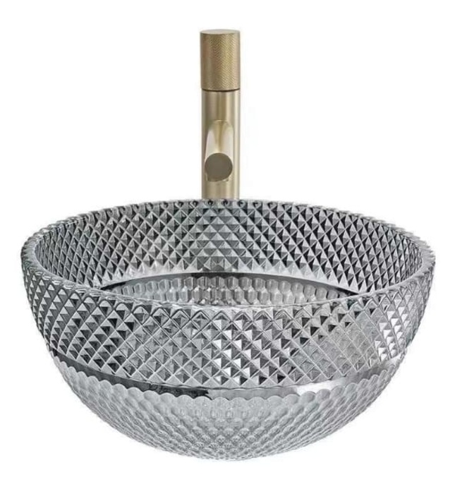 Chậu rửa mặt bằng thủy tinh CleanMax CPL-103